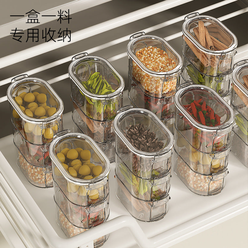 Spice Storage Box – Food Grade Kitchen Seasoning Container