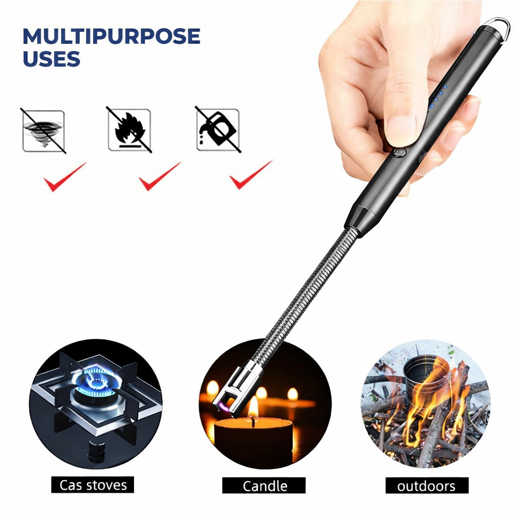 Rechargeable Electric USB Lighter with Flexible Neck