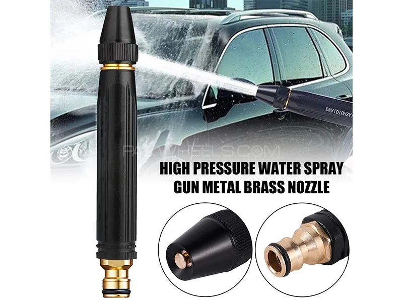 High-Pressure Brass Adjustable Water Spray Nozzle