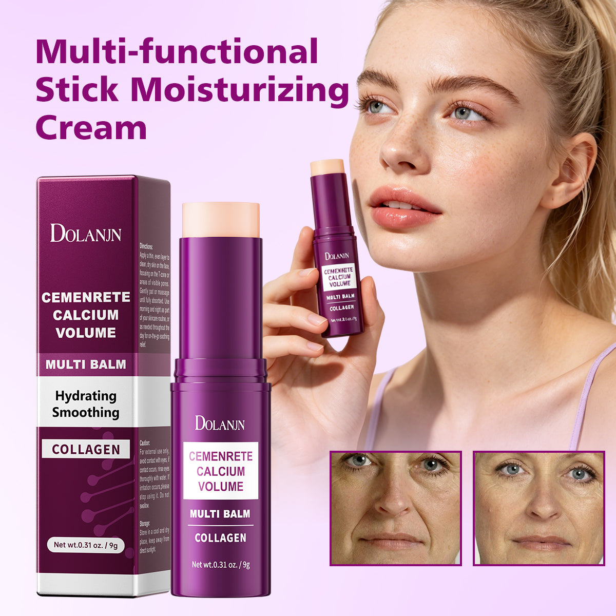 Collagen Calcium Multi-Effect Moisturizing Essence Stick – Face &amp; Eye Care