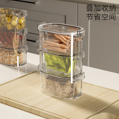 Spice Storage Box – Food Grade Kitchen Seasoning Container