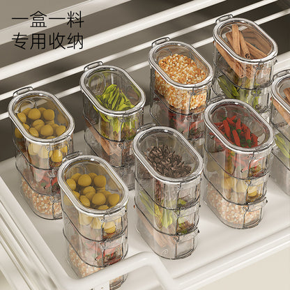 Spice Storage Box – Food Grade Kitchen Seasoning Container